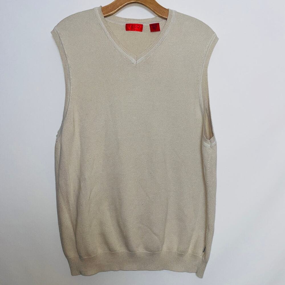 IZOD 100% Pima‎ Cotton Sweater Vest - Women's Size M
